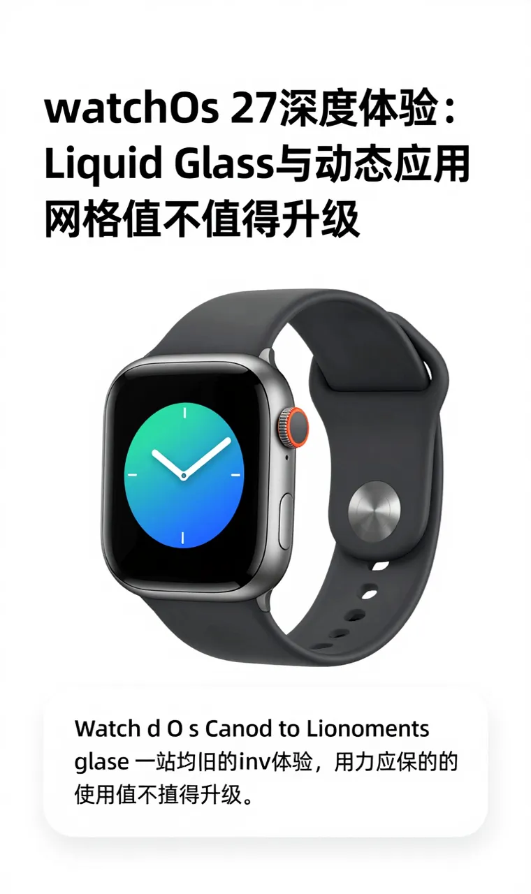 watchOS 27深度体验：Liquid Glass与动态应用网格值不值得升级