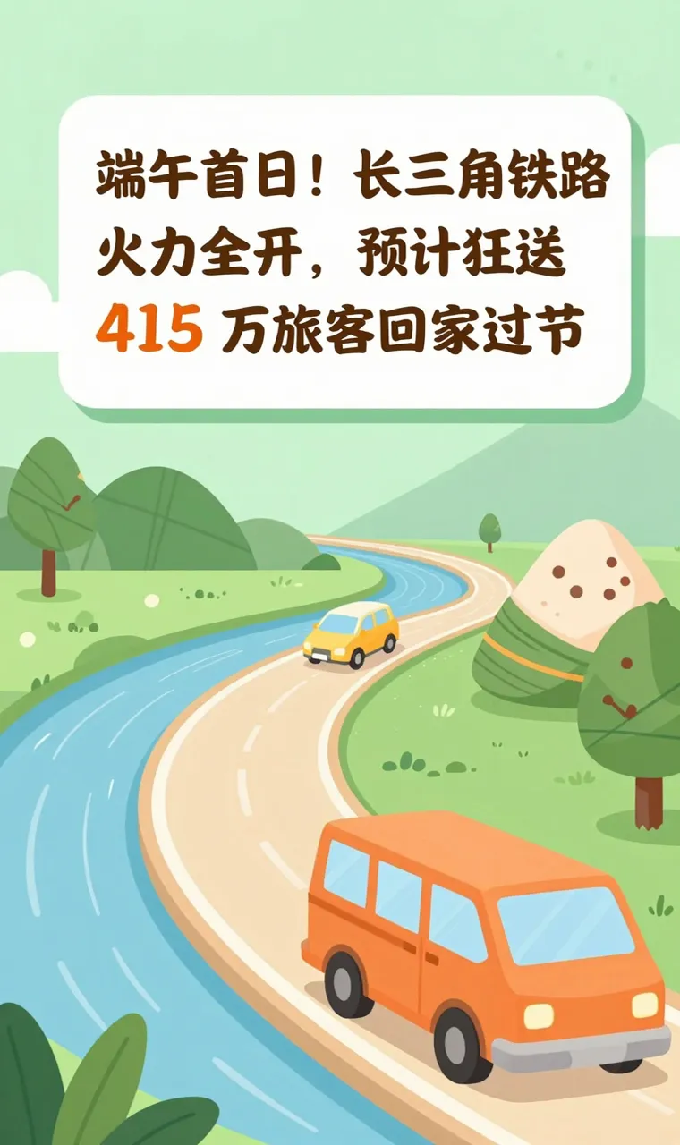 端午首日！长三角铁路火力全开，预计狂送 415 万旅客回家过节