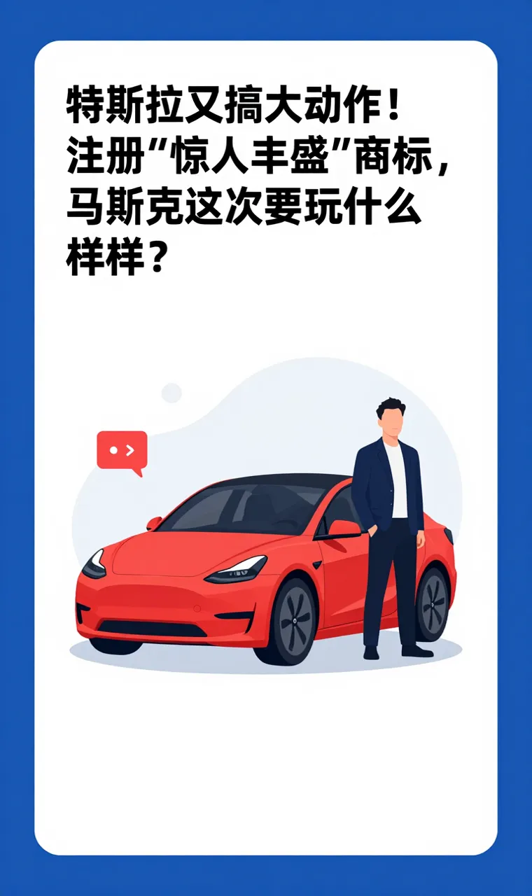 特斯拉又搞大动作！注册