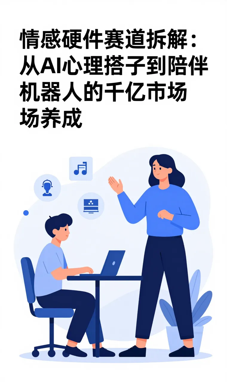 情感硬件赛道拆解：从AI心理搭子到陪伴机器人的千亿市场养成