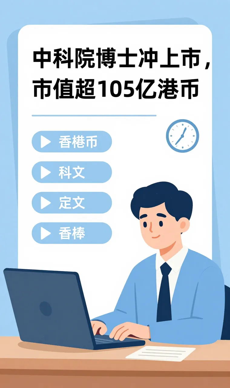 中科院博士冲上市，市值超105亿港币
