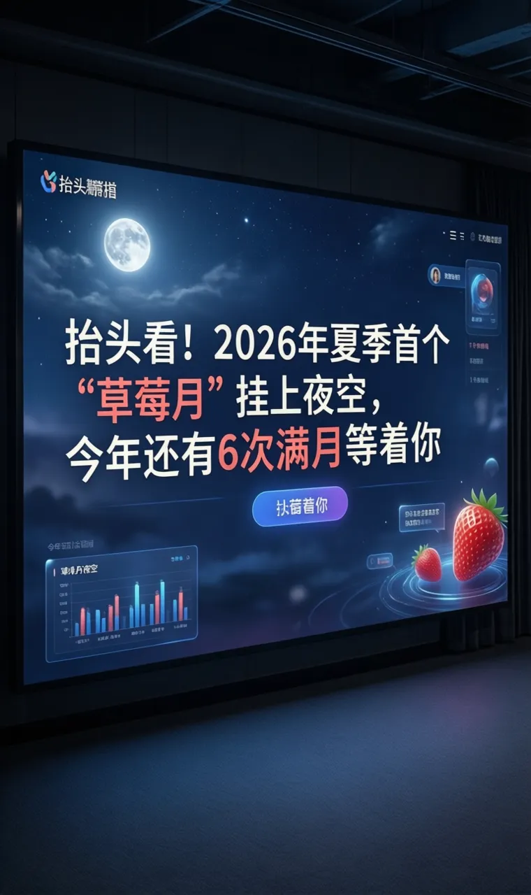 抬头看！2026年夏季首个