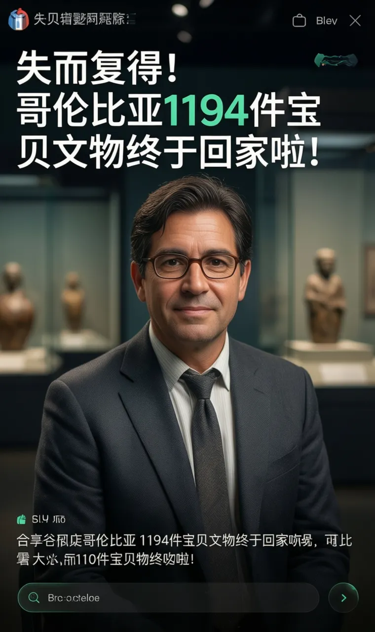 失而复得！哥伦比亚1194件宝贝文物终于回家啦！