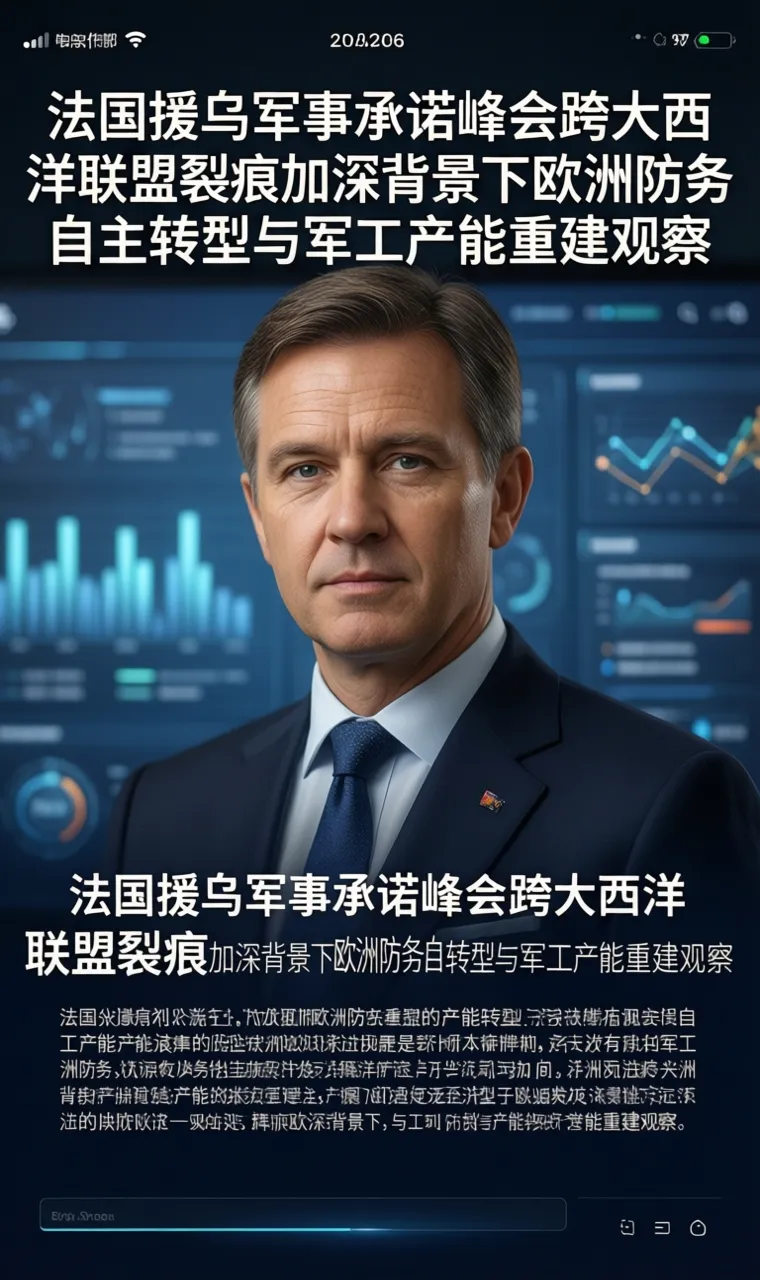 法国援乌军事承诺峰会跨大西洋联盟裂痕加深背景下欧洲防务自主转型与军工产能重建观察