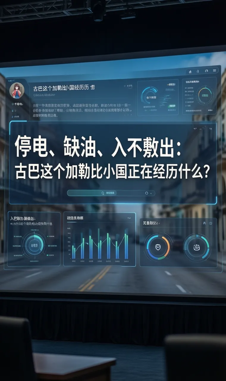 停电、缺油、入不敷出：古巴这个加勒比小国正在经历什么？