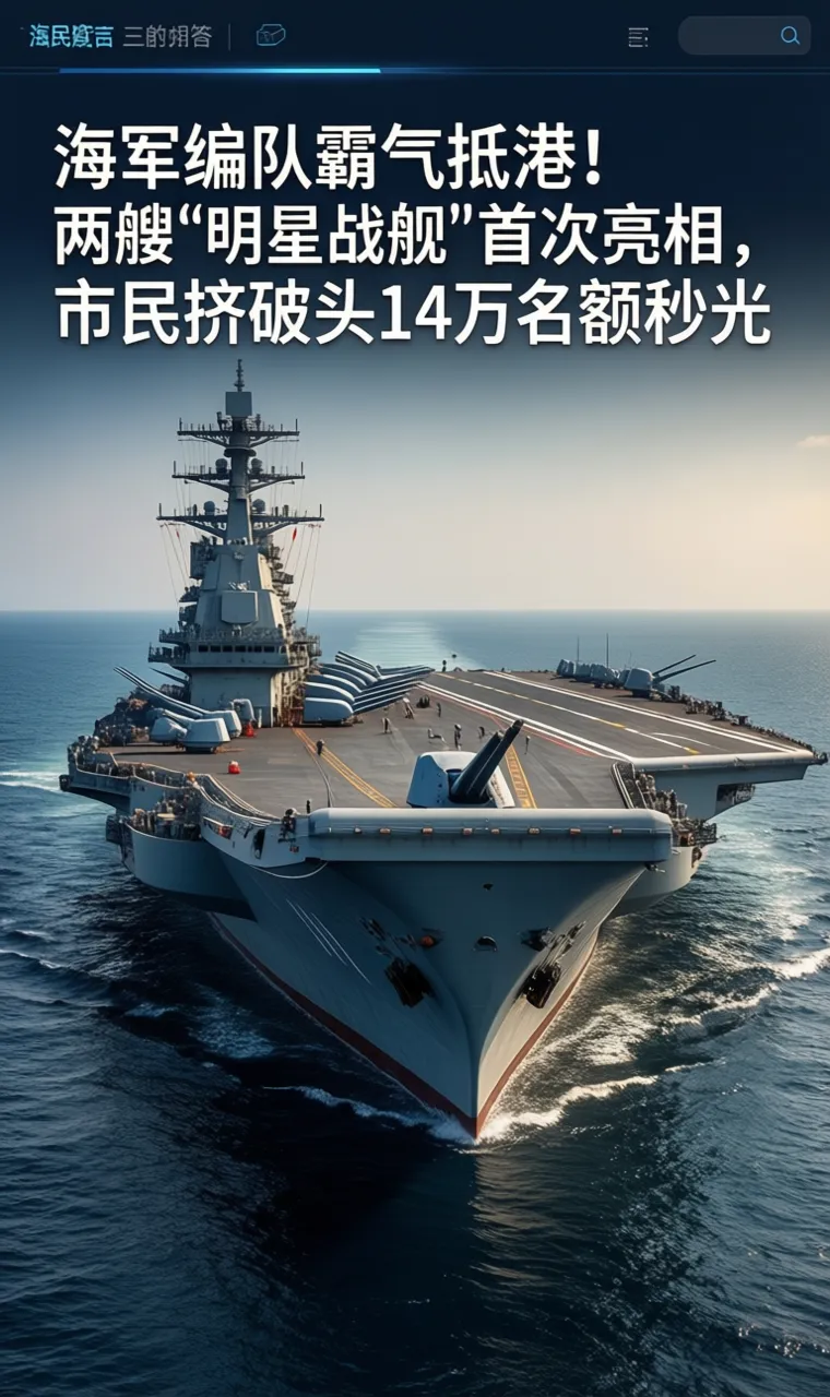 海军编队霸气抵港！两艘