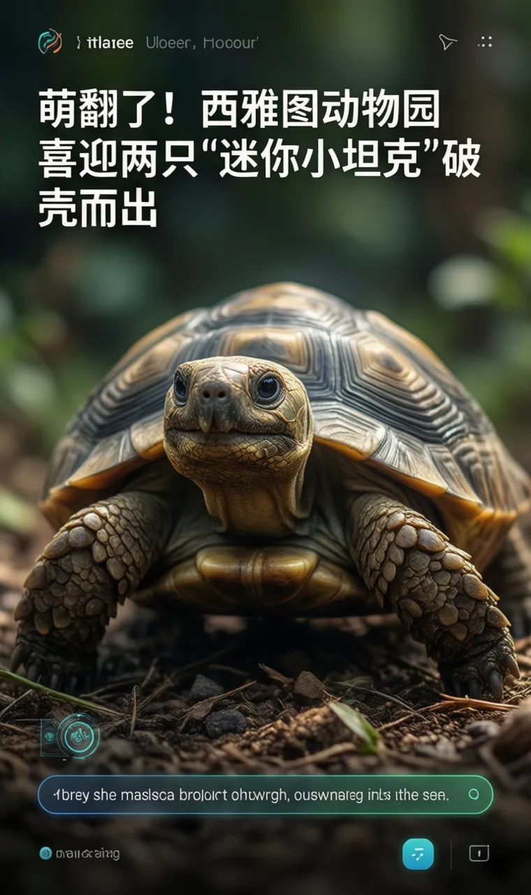 萌翻了！西雅图动物园喜迎两只