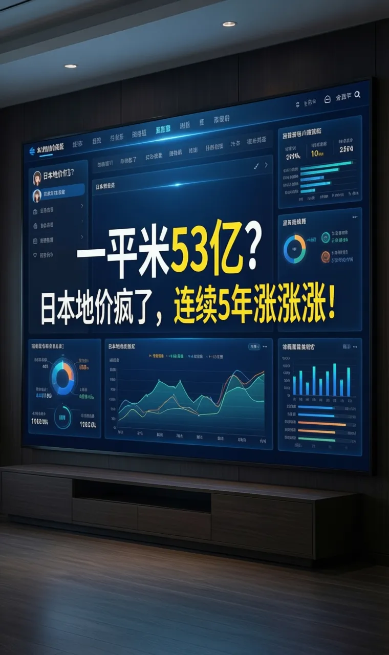 一平米53亿？日本地价疯了，连续5年涨涨涨！