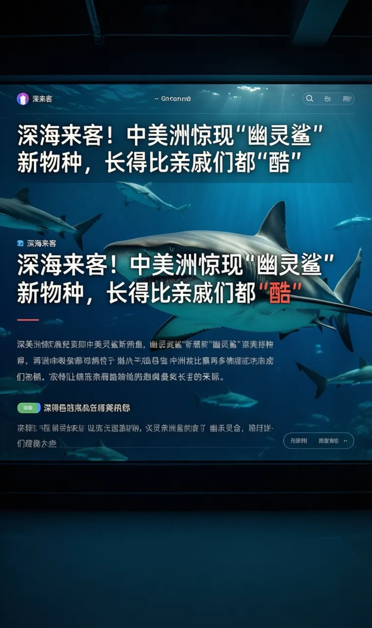 深海来客！中美洲惊现