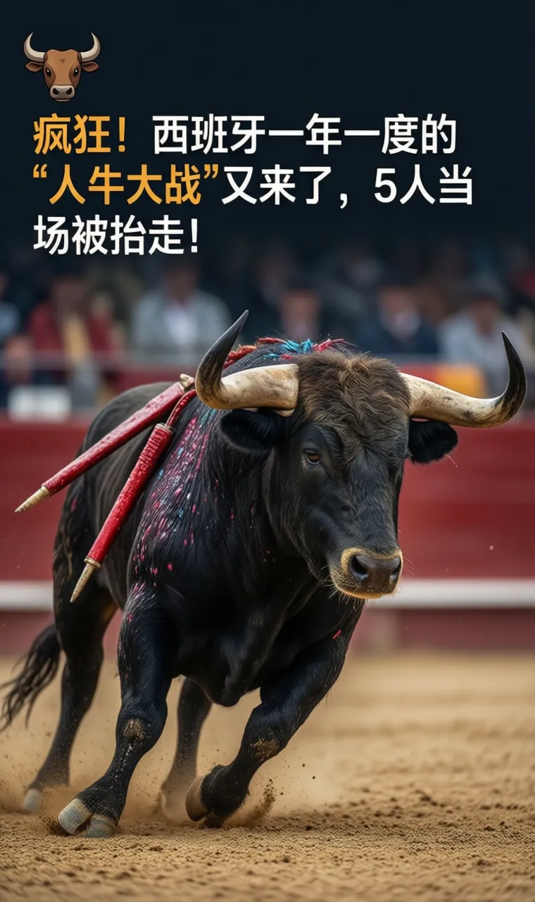 🐂 疯狂！西班牙一年一度的
