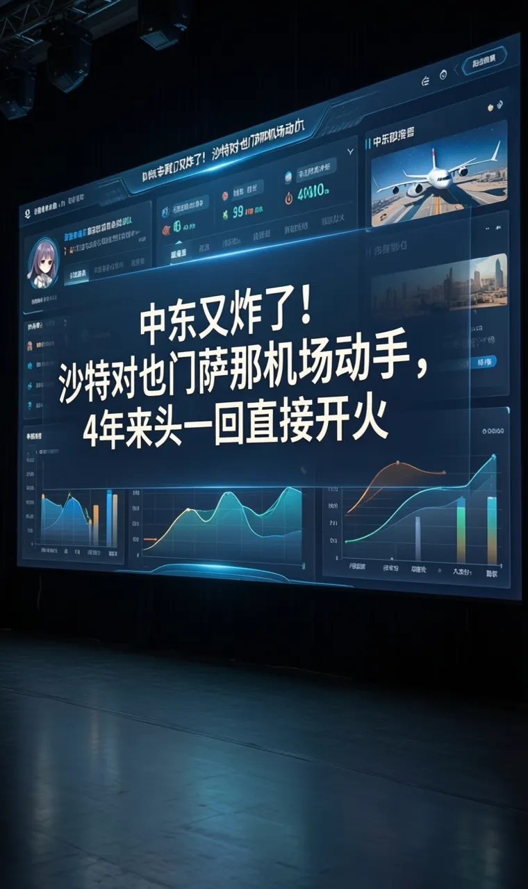 中东又炸了！沙特对也门萨那机场动手，4年来头一回直接开火