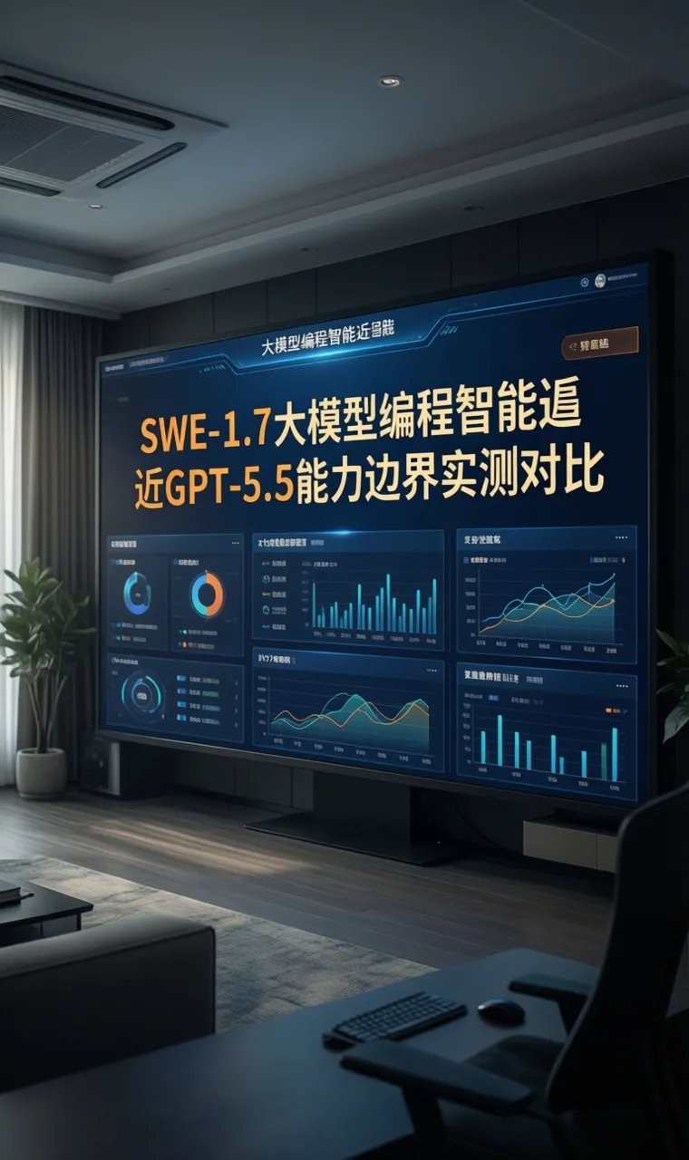 SWE-1.7大模型编程智能逼近GPT-5.5能力边界实测对比
