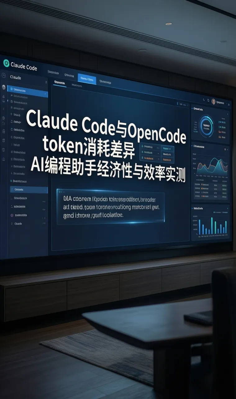 Claude Code与OpenCode token消耗差异AI编程助手经济性与效率实测