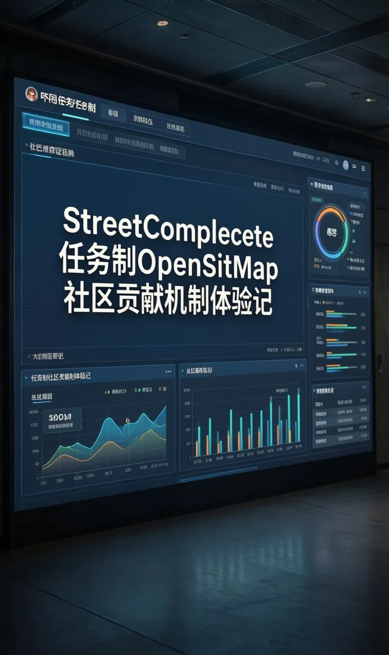 StreetComplete任务制OpenStreetMap社区贡献机制体验记