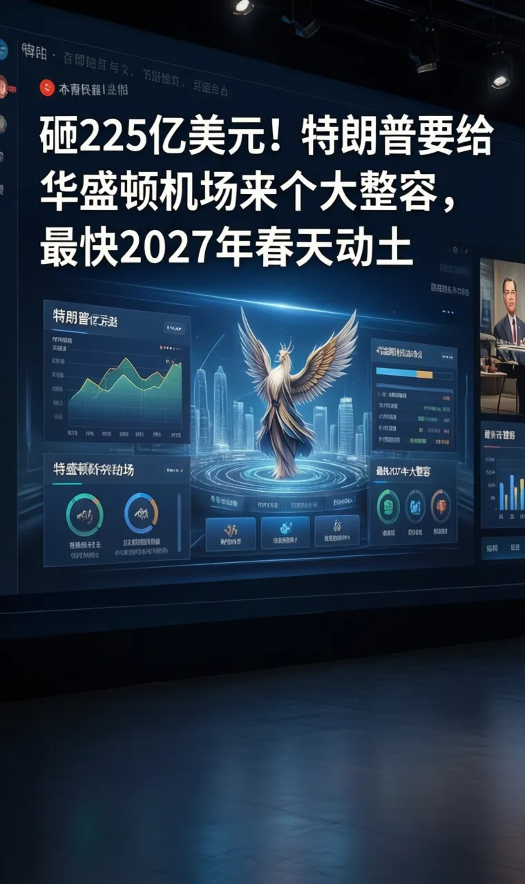 砸225亿美元！特朗普要给华盛顿机场来个大整容，最快2027年春天动土