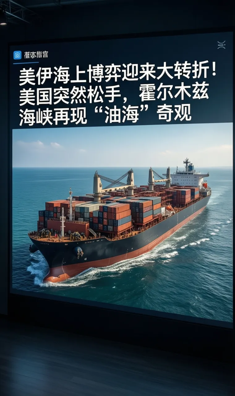 美伊海上博弈迎来大转折！美国突然松手，霍尔木兹海峡再现
