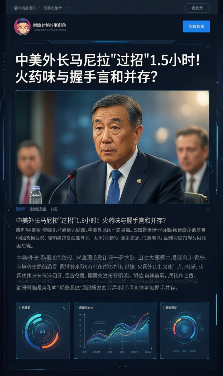 中美外长马尼拉