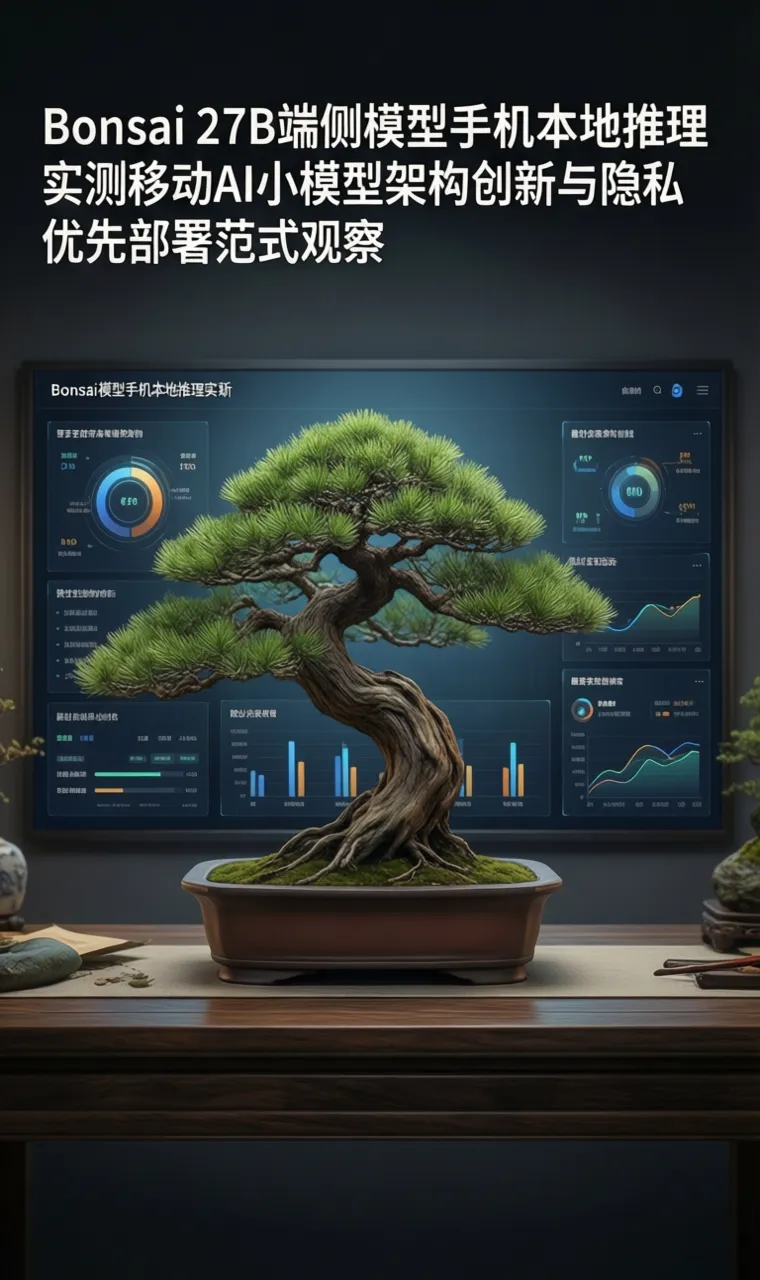 Bonsai 27B端侧模型手机本地推理实测移动AI小模型架构创新与隐私优先部署范式观察