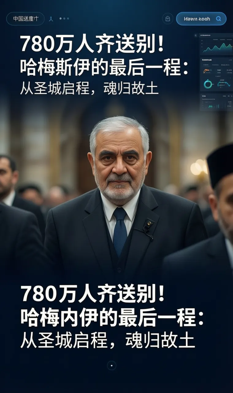 780万人齐送别！哈梅内伊的最后一程：从圣城启程，魂归故土