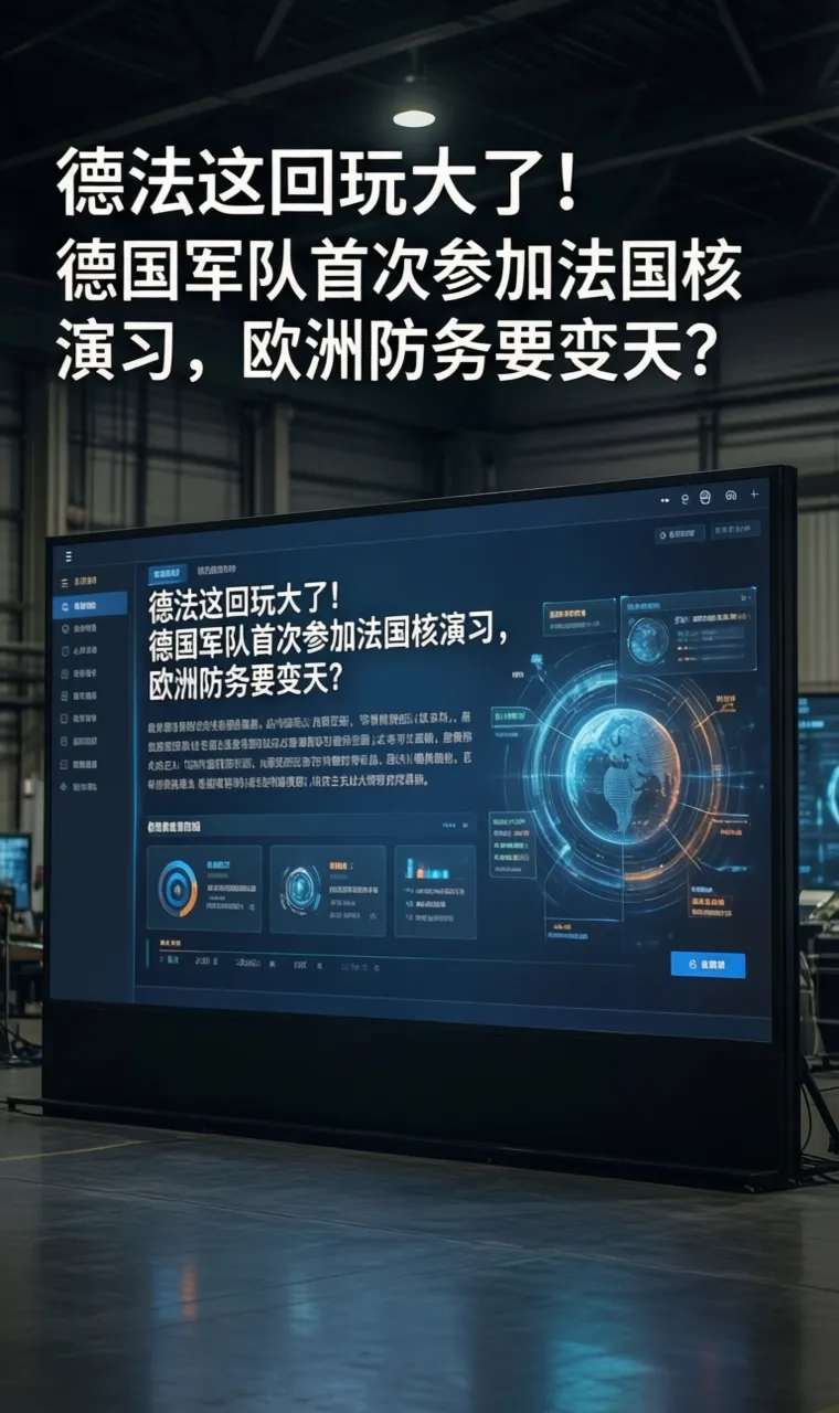 德法这回玩大了！德国军队首次参加法国核演习，欧洲防务要变天？