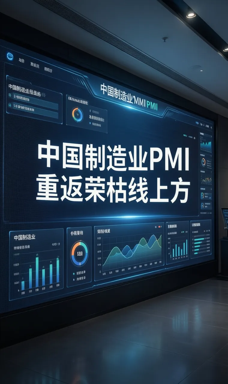 中国制造业PMI重返荣枯线上方