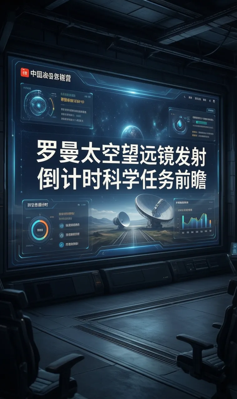 罗曼太空望远镜发射倒计时科学任务前瞻