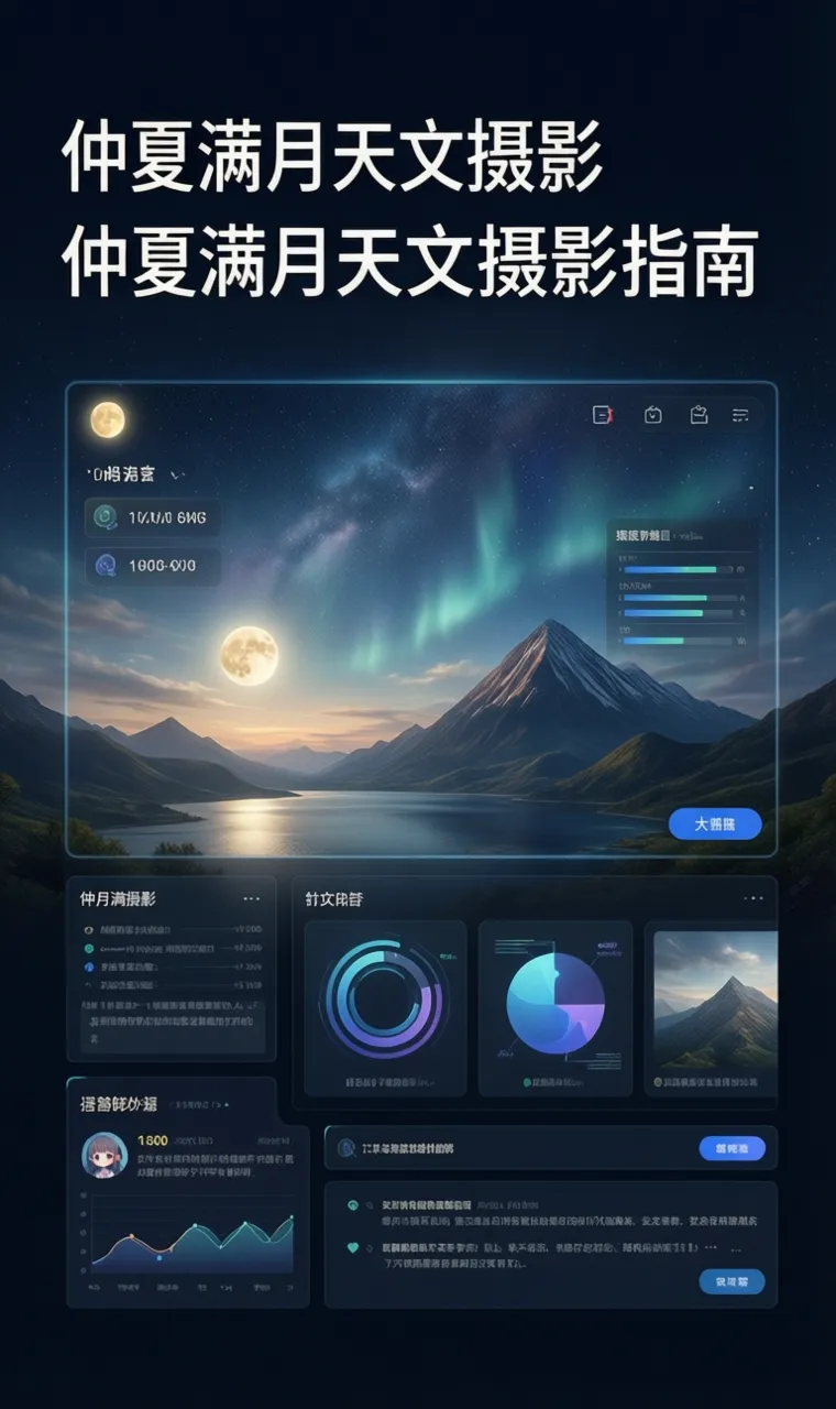 仲夏满月天文摄影指南