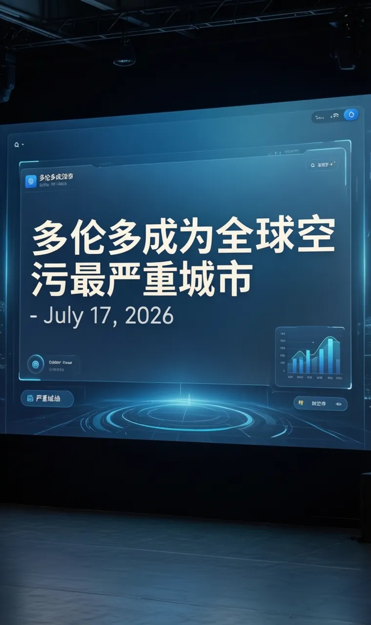 多伦多成为全球空污最严重城市 - July 17, 2026