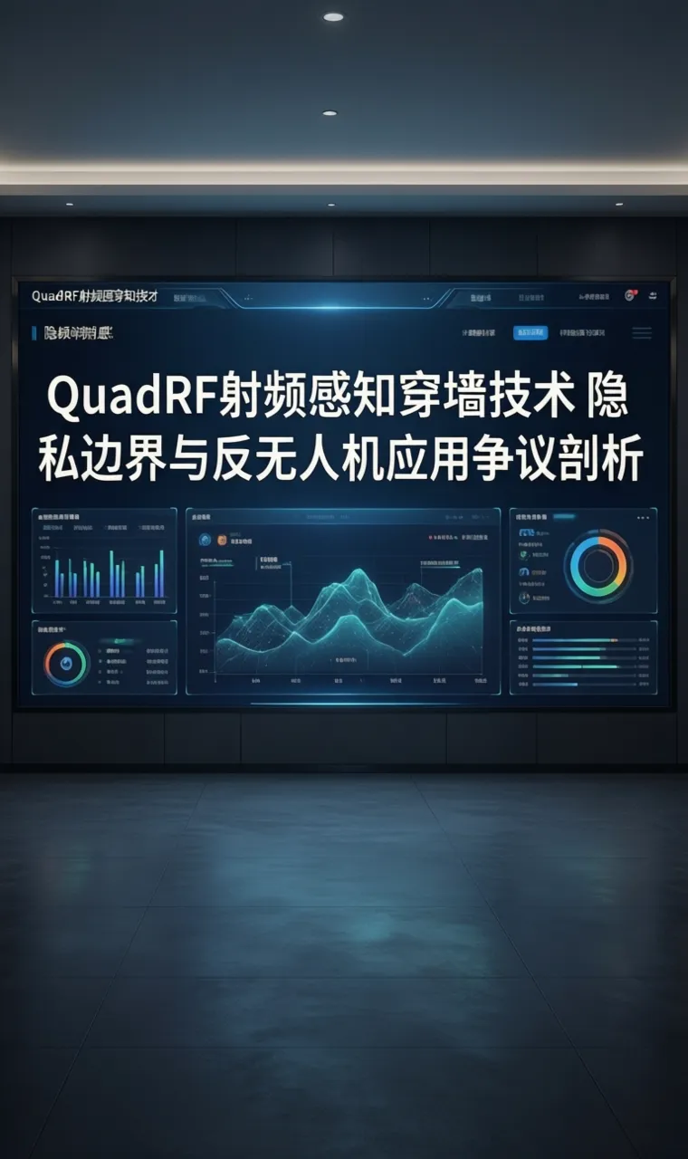 QuadRF射频感知穿墙技术隐私边界与反无人机应用争议剖析