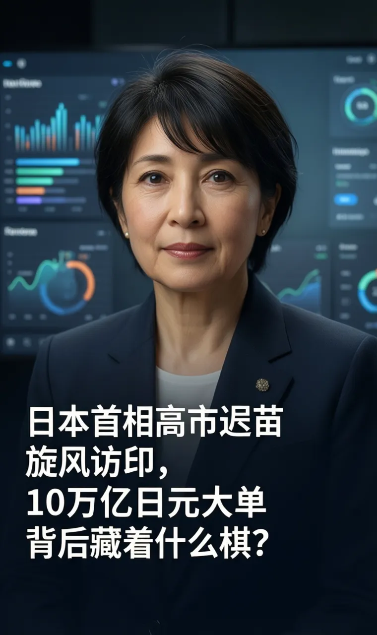 日本首相高市早苗旋风访印，10万亿日元大单背后藏着什么棋？