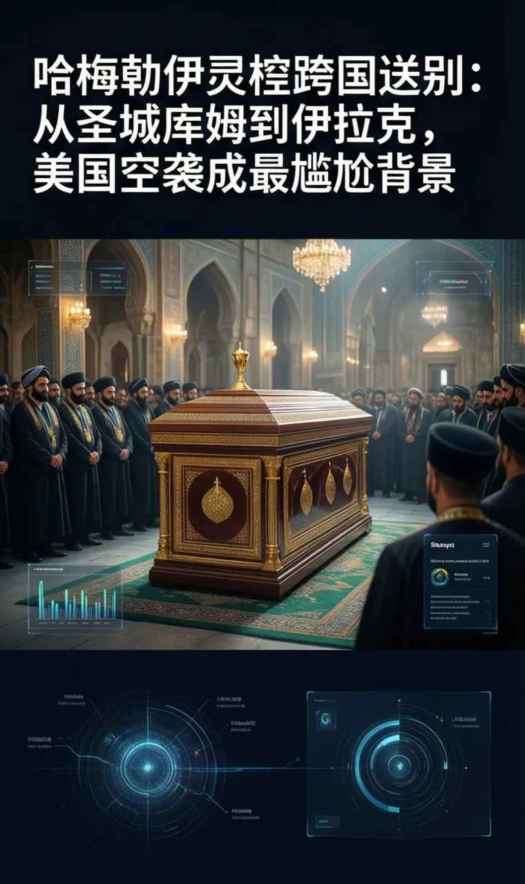 哈梅内伊灵柩跨国送别：从圣城库姆到伊拉克，美国空袭成最尴尬背景