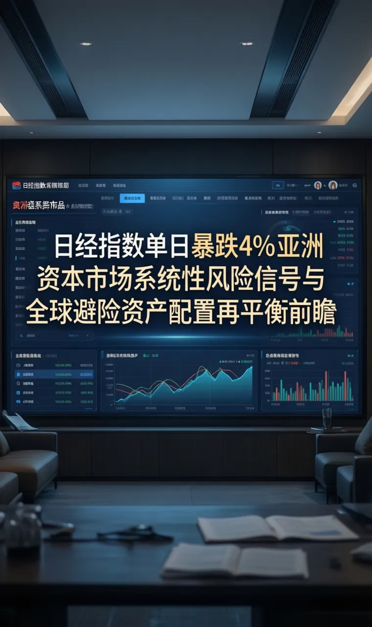 日经指数单日暴跌4%亚洲资本市场系统性风险信号与全球避险资产配置再平衡前瞻