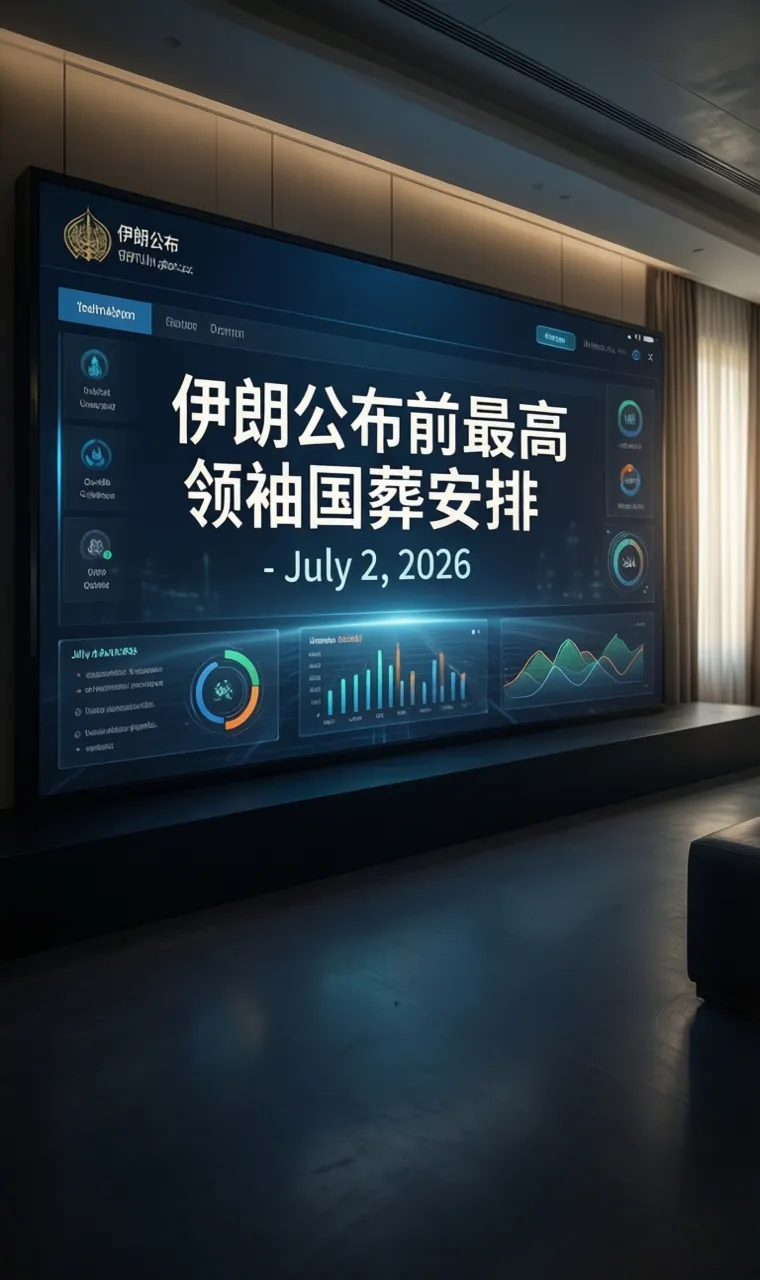 伊朗公布前最高领袖国葬安排 - July 2, 2026