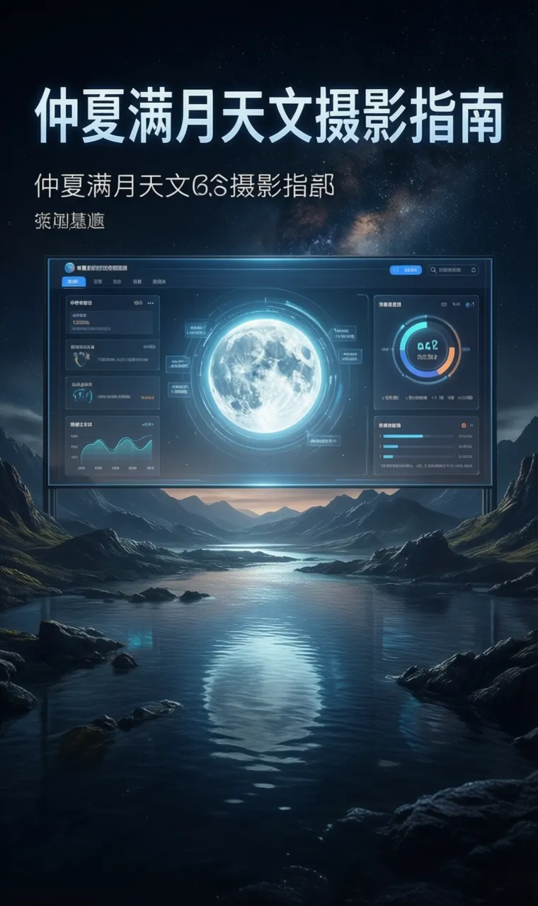 仲夏满月天文摄影指南
