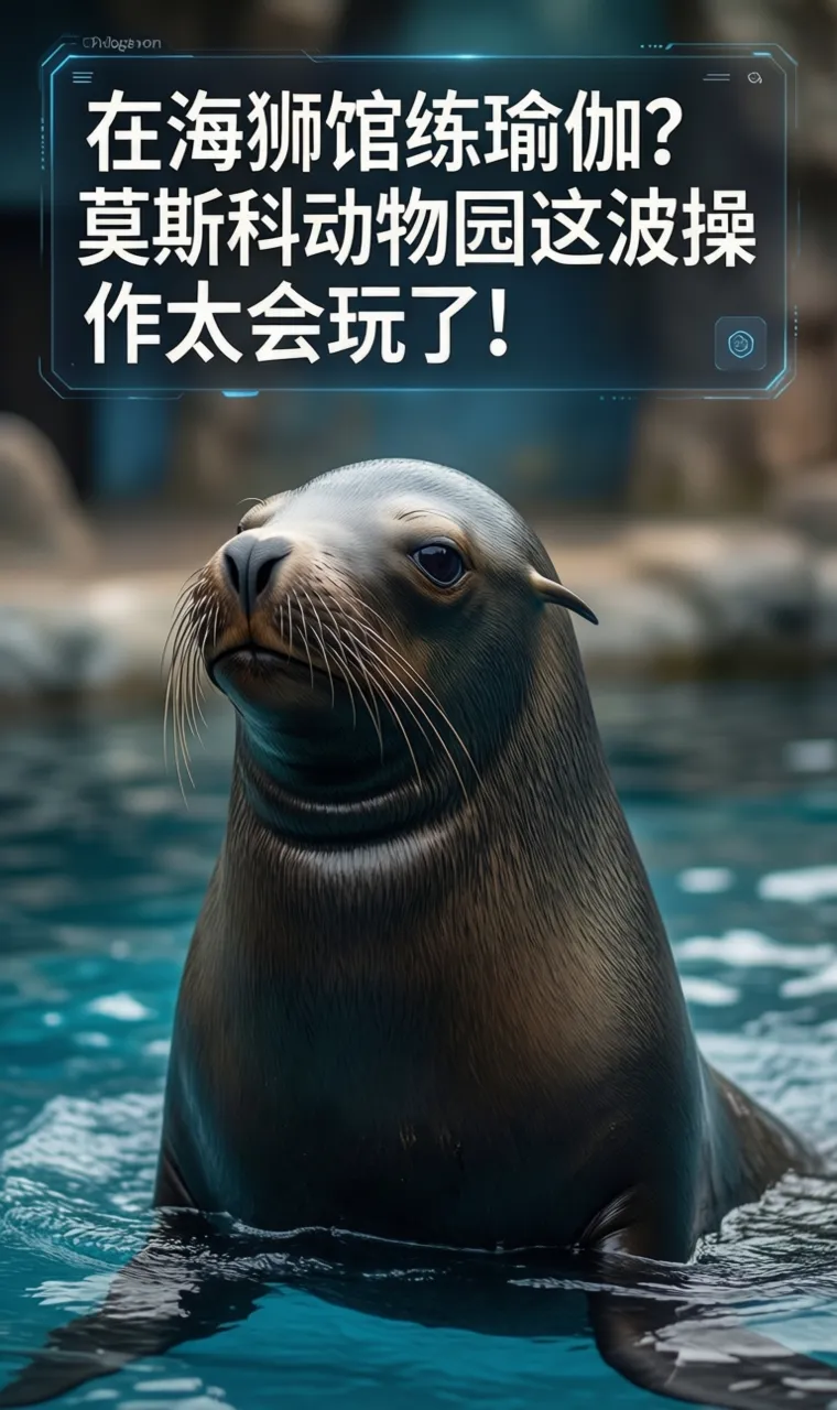 在海狮馆练瑜伽？莫斯科动物园这波操作太会玩了！