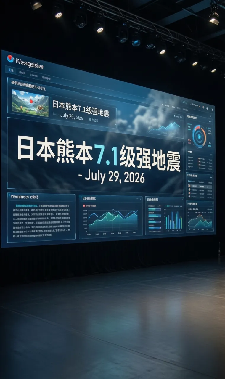 日本熊本7.1级强地震 - July 29, 2026