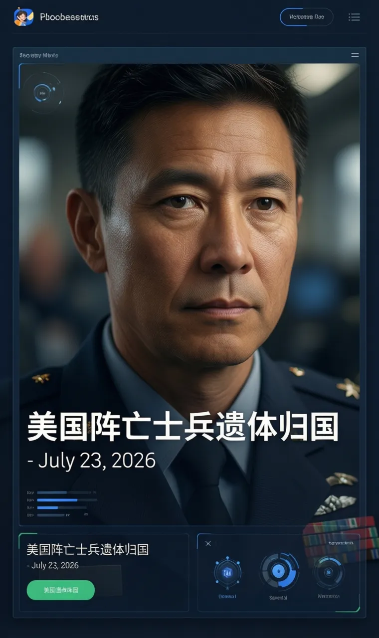 美国阵亡士兵遗体归国 - July 23, 2026