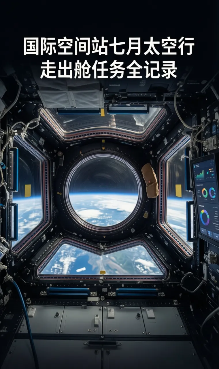 国际空间站七月太空行走出舱任务全记录
