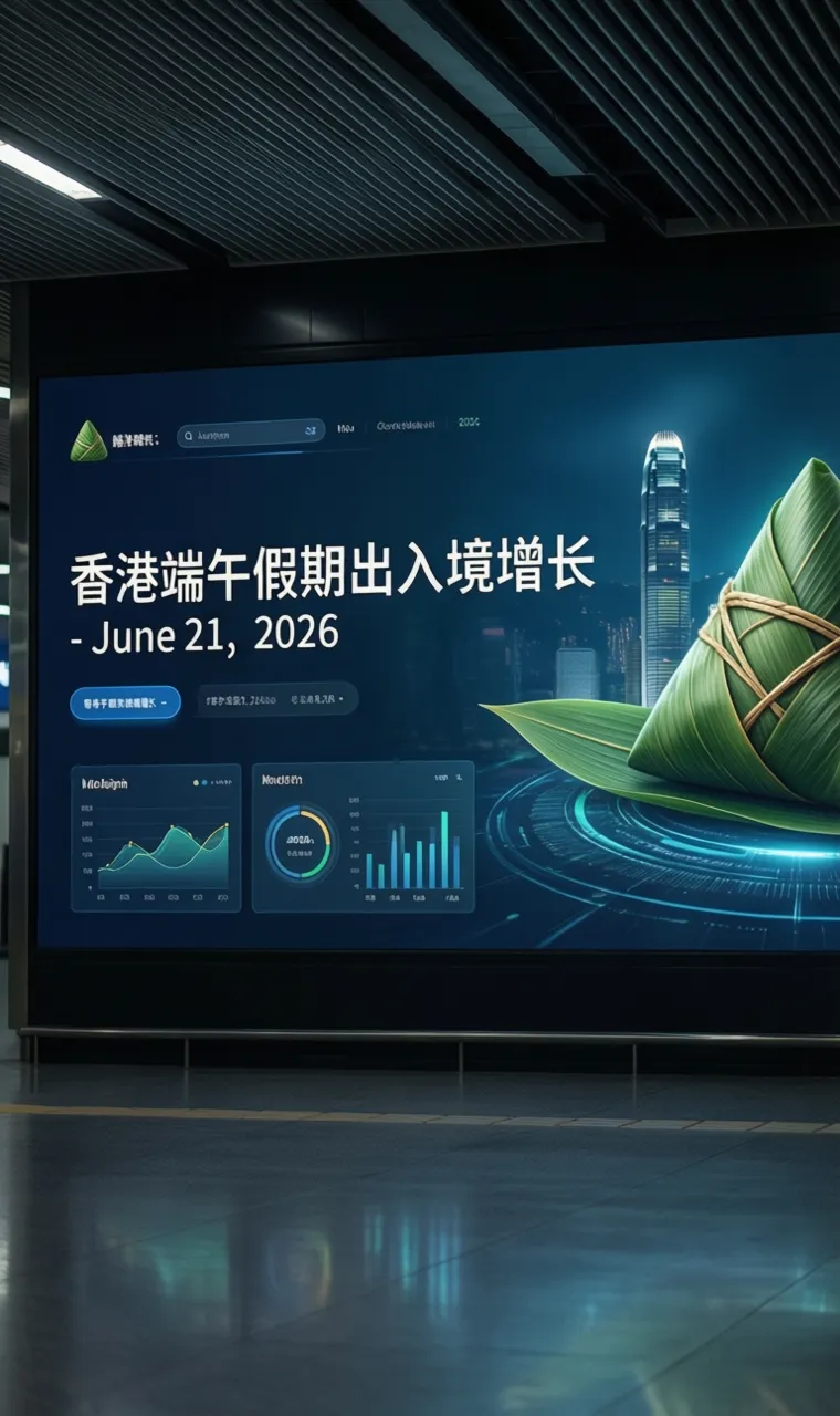 香港端午假期出入境增长 - June 21, 2026