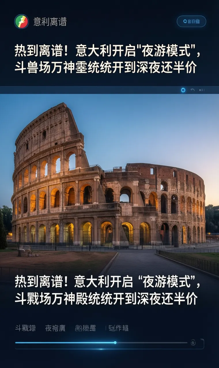 热到离谱！意大利开启