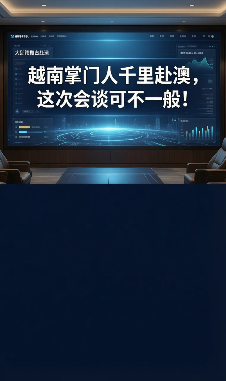 越南掌门人千里赴澳，这次会谈可不一般！