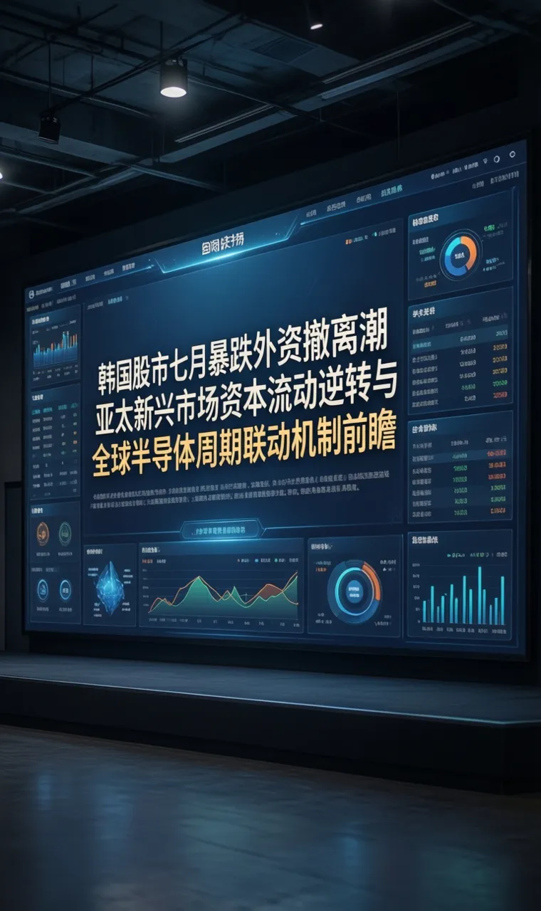 韩国股市七月暴跌外资撤离潮亚太新兴市场资本流动逆转与全球半导体周期联动机制前瞻