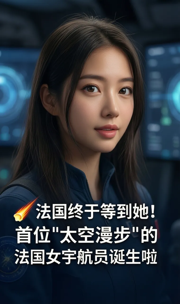 👩‍🚀 法国终于等到她！首位