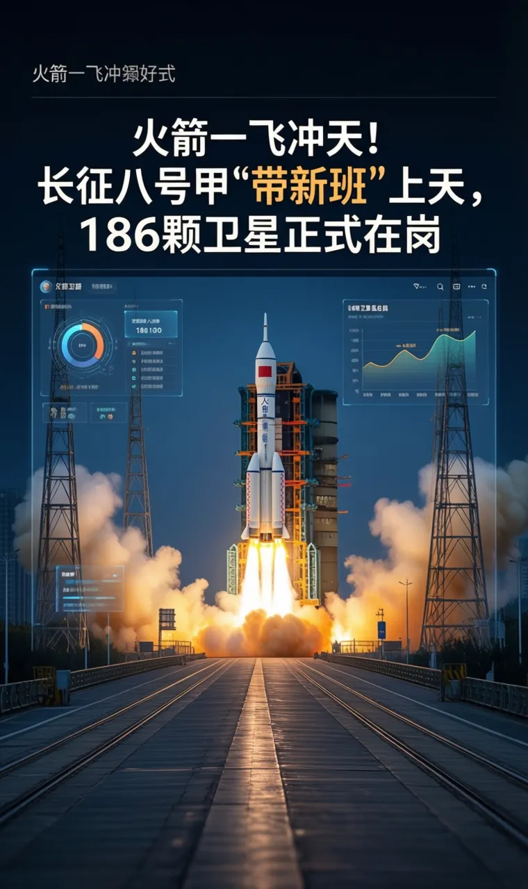 火箭一飞冲天！长征八号甲