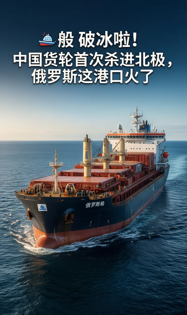 🚢 破冰啦！中国货轮首次杀进北极，俄罗斯这港口火了