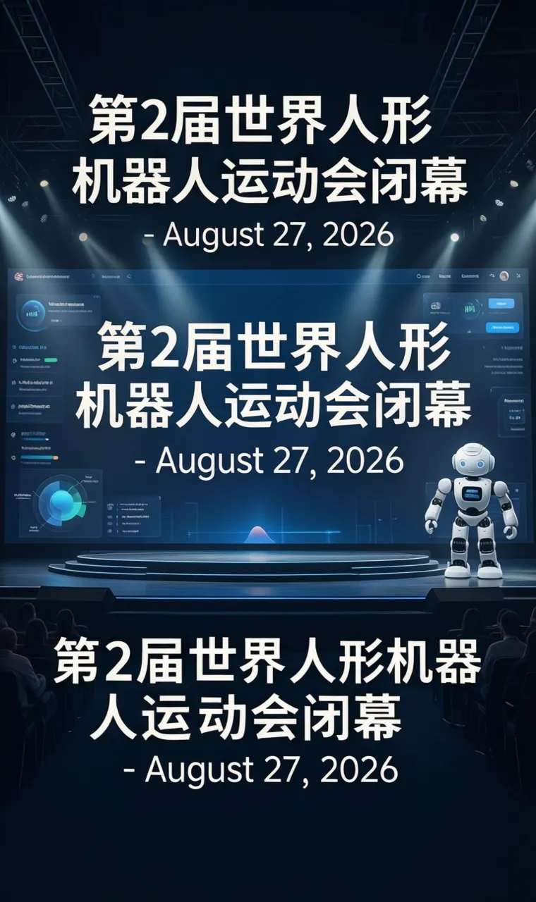 第2届世界人形机器人运动会闭幕 - August 27, 2026