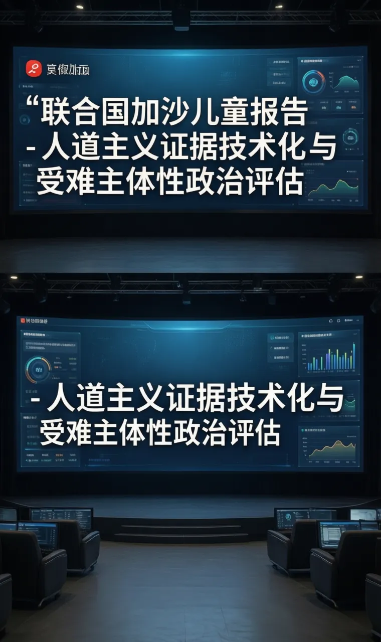 联合国加沙儿童报告 - 人道主义证据技术化与受难主体性政治评估