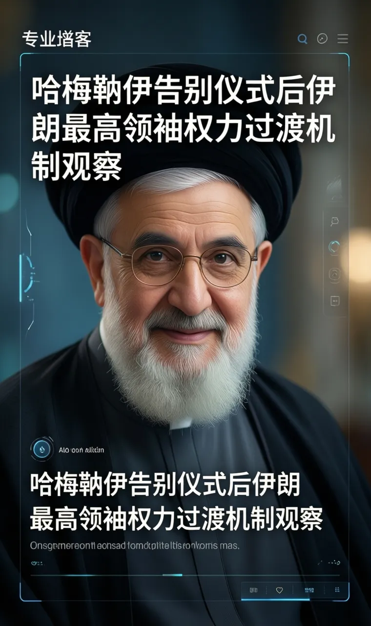 哈梅内伊告别仪式后伊朗最高领袖权力过渡机制观察