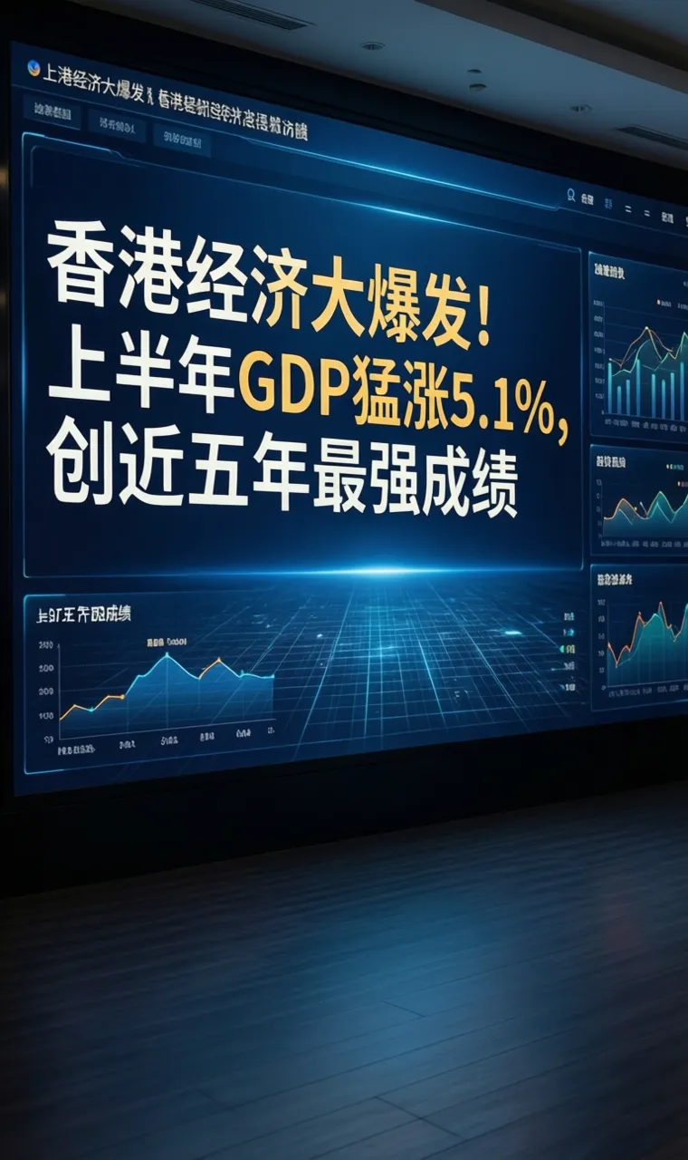 香港经济大爆发！上半年GDP猛涨5.1%，创近五年最强成绩