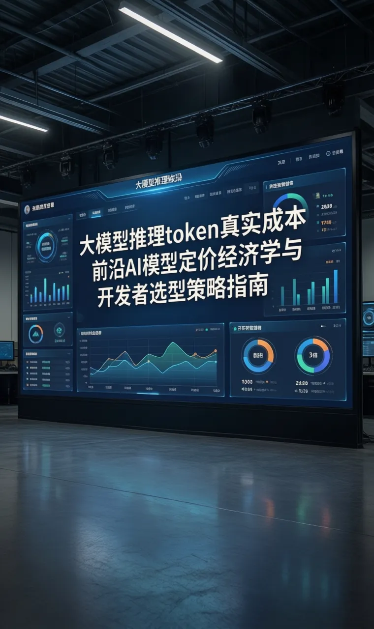 大模型推理token真实成本前沿AI模型定价经济学与开发者选型策略指南